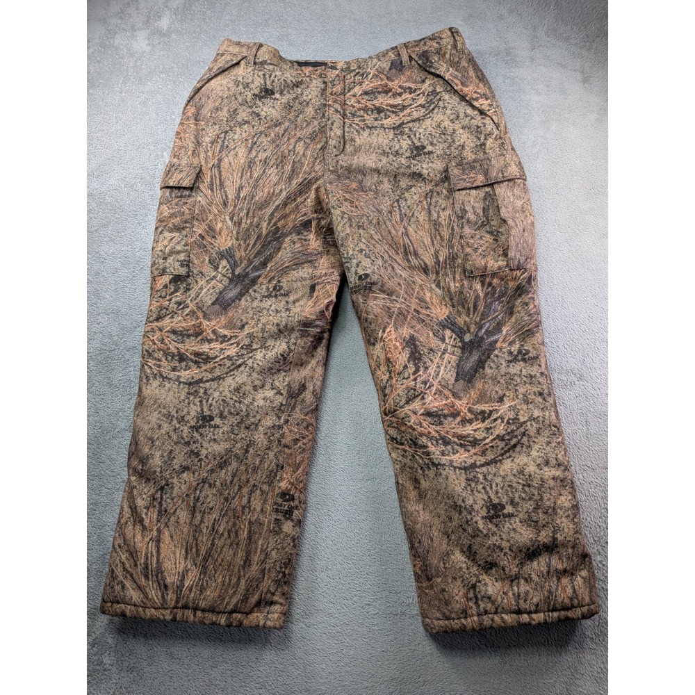 Cabela's Dry-Plus Insulated Hunting Pants Mossy Oak Camo Mens 42 Reg 931015